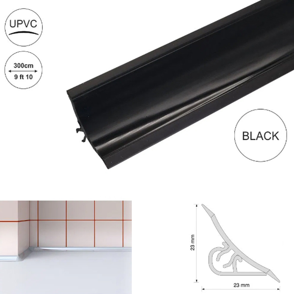 Splashback Worktop Profile Strip Edging Trim Kitchen Seal