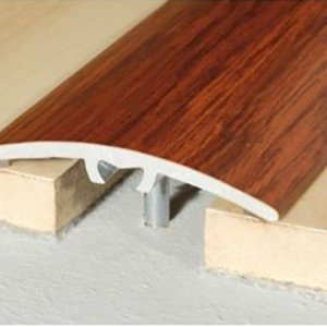 40mm Aluminium Wood Effect Door Threshold Floor Bar Edge Trim