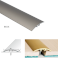 Aluminium Anodised Door Threshold for Connecting Wooden, Laminate or Vinyl Floors