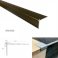 Anodised LVT Aluminium Stair Nosing Edge Profile For 3mm Flooring