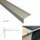 Anodised LVT Aluminium Stair Nosing Edge Profile For 3mm Flooring