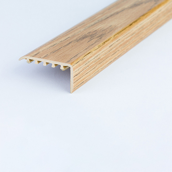 UPVC Wood Effect Stair Edge Trim Nosing for Wooden & Laminate Stairs