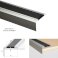 Aluminium Non Slip Stair Nosing Edge Trim With Rubber Insert