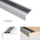 Aluminium Non Slip Stair Nosing Edge Trim With Rubber Insert