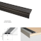 Aluminium Non Slip Stair Nosing Edge Trim With Rubber Insert