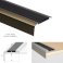 Aluminium Non Slip Stair Nosing Edge Trim With Rubber Insert