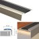  Anodised Non Slip Aluminium Stair Nosing For Tread Edges Silver