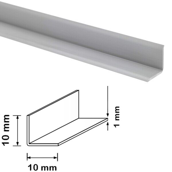 Self Adhesive Plastic Pvc Corner 90 Degree Angle Trim Flexible 5m Long