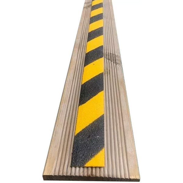 50mm GRP Hazard Strips for Slippery Decking & Ramps - Free Screws