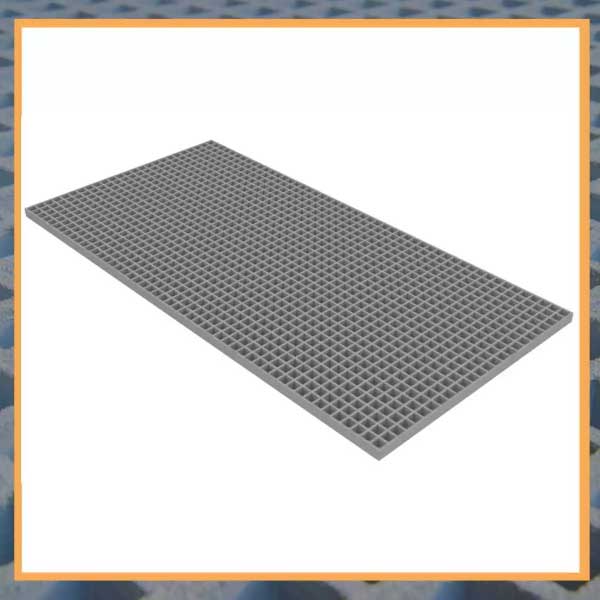 50mm Thick Open Mesh GRP Floor Grating Panels 