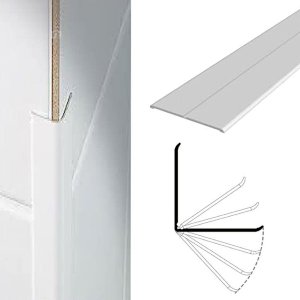 5m Flexible Angle UPVC White Corner Trim