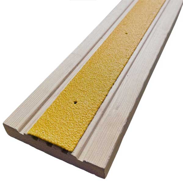 600mm GRP Anti Slip Fiberglass Decking Strips - Pack of 10