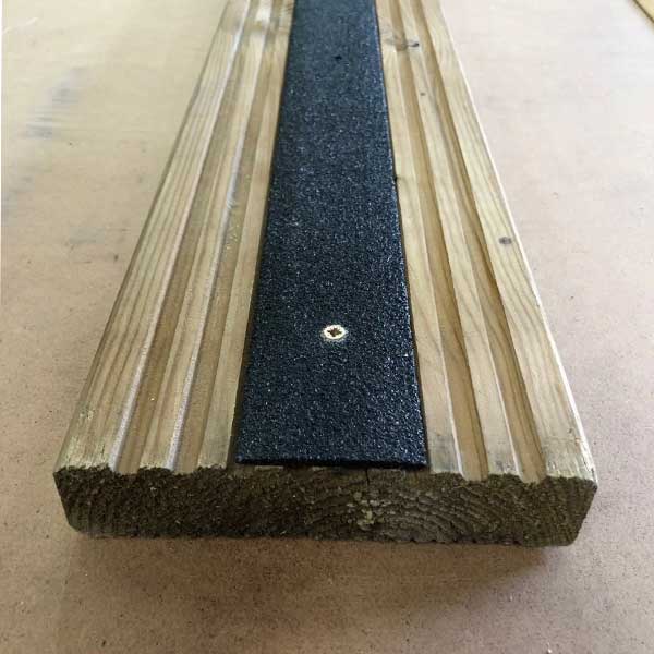 600mm GRP Anti Slip Fiberglass Decking Strips - Pack of 10