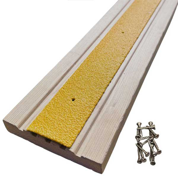 600mm GRP Anti Slip Fiberglass Decking Strips - Pack of 15