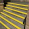 70mm x 30mm Anti-Slip Medium Grit Yellow Stair Nosing Cover 