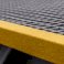 70mm x 30mm Anti-Slip Medium Grit Yellow Stair Nosing Cover 