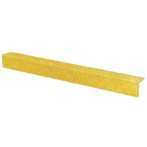 70mm x 30mm Anti-Slip Medium Grit Yellow Stair Nosing Cover 