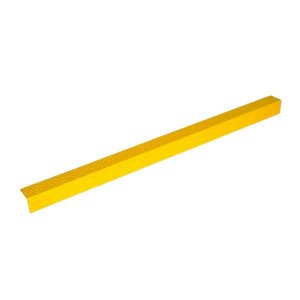 70mm x 30mm Anti-Slip Medium Grit Yellow Stair Nosing Cover 