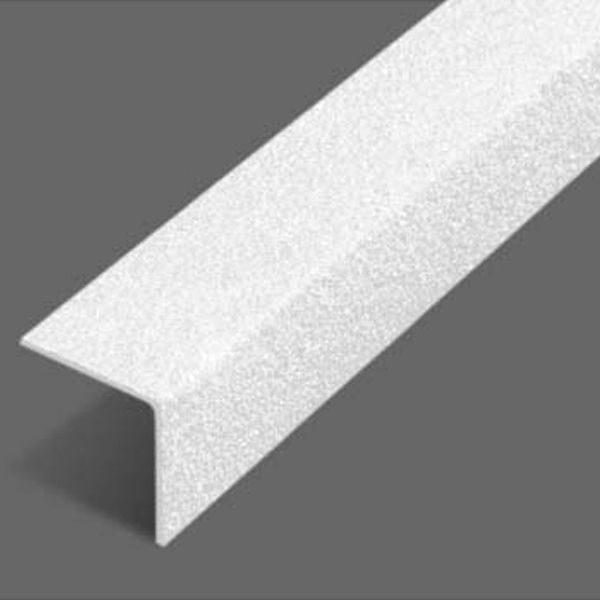 70mm x 30mm White Anti-Slip Medium Grit Stair Nosing Cover 