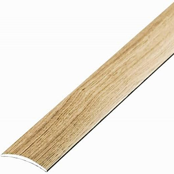 80mm Self-Adhesive Aluminium Wood Effect Door Floor Threshold