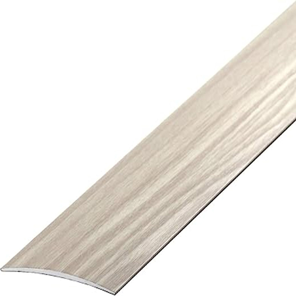 80mm Self-Adhesive Aluminium Wood Effect Door Floor Threshold