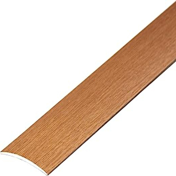80mm Self-Adhesive Aluminium Wood Effect Door Floor Threshold