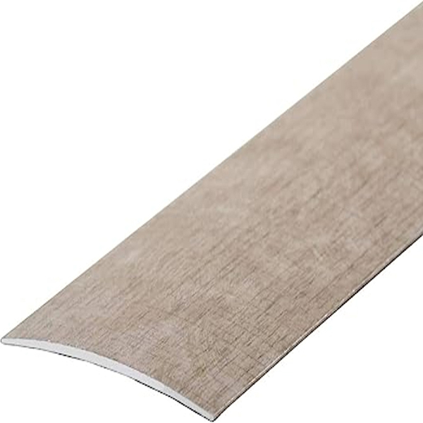 80mm Self-Adhesive Aluminium Wood Effect Door Floor Threshold