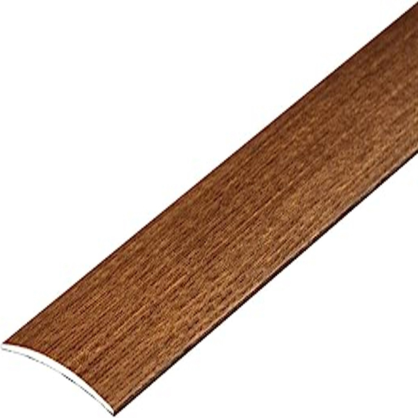 80mm Self-Adhesive Aluminium Wood Effect Door Floor Threshold