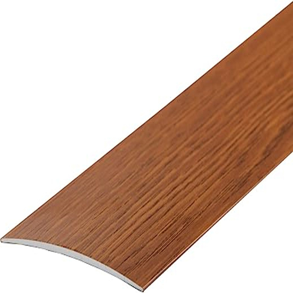 80mm Self-Adhesive Aluminium Wood Effect Door Floor Threshold