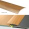 Self-Adhesive Aluminium Wood Effect Transition Strip Door Floor Threshold