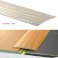 Self-Adhesive Aluminium Wood Effect Transition Strip Door Floor Threshold