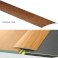 Self-Adhesive Aluminium Wood Effect Transition Strip Door Floor Threshold