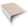 Anti-Slip Aluminium PVC Insert Commercial Stair Nosing Edge Trim