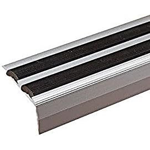 Anti Slip Aluminium Screw Fix Stair Edge Nosing Trim 