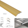 Aluminium T bar Adjustable Door Bar Floor Trim Threshold Cover Strip 