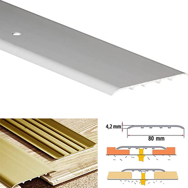 Anodised Aluminium Door Bars Threshold Floor Trim Carpet Cover