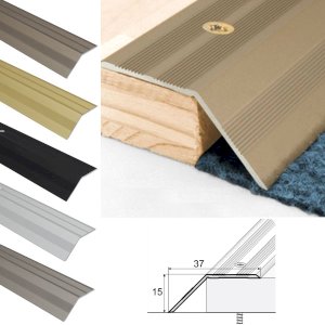 Aluminium Door Floor Ramp Carpet Thresholds Trims For Vinyl or Tiled Floors