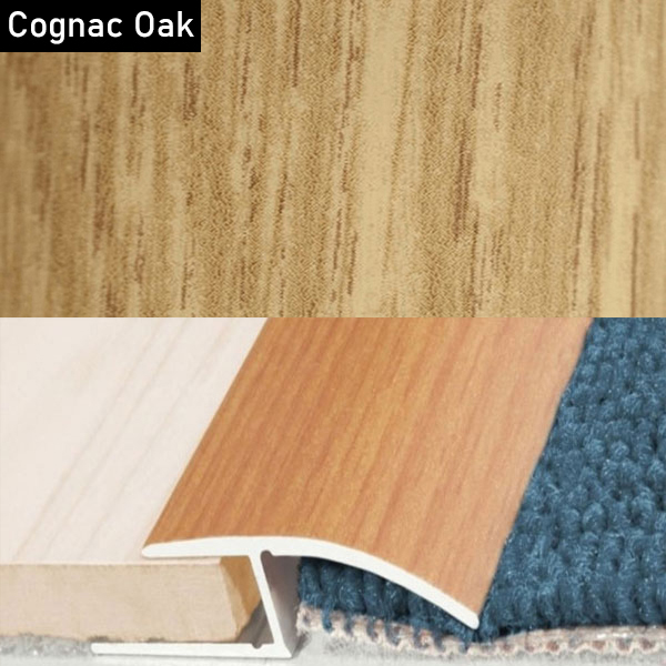 Aluminium Door Threshold Wood Effect Profile Strip