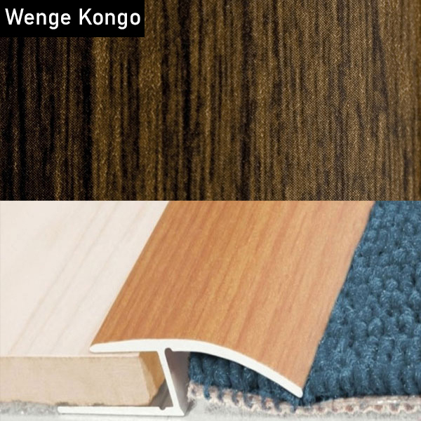 Aluminium Door Threshold Wood Effect Profile Strip