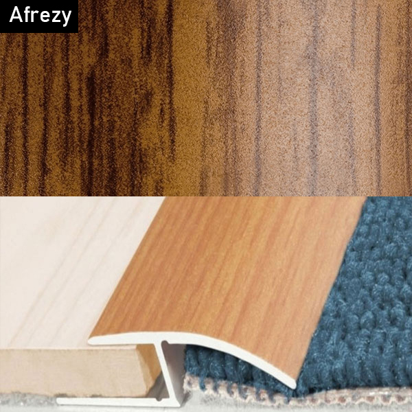 Aluminium Door Threshold Wood Effect Profile Strip