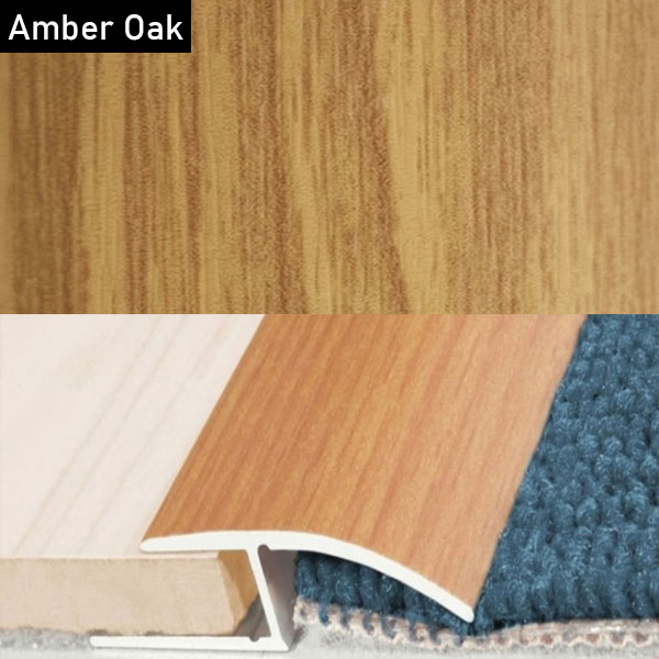 Aluminium Door Threshold Wood Effect Profile Strip