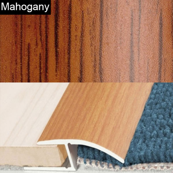 Aluminium Door Threshold Wood Effect Profile Strip