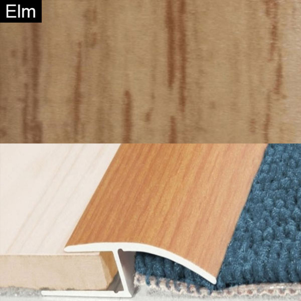Aluminium Door Threshold Wood Effect Profile Strip