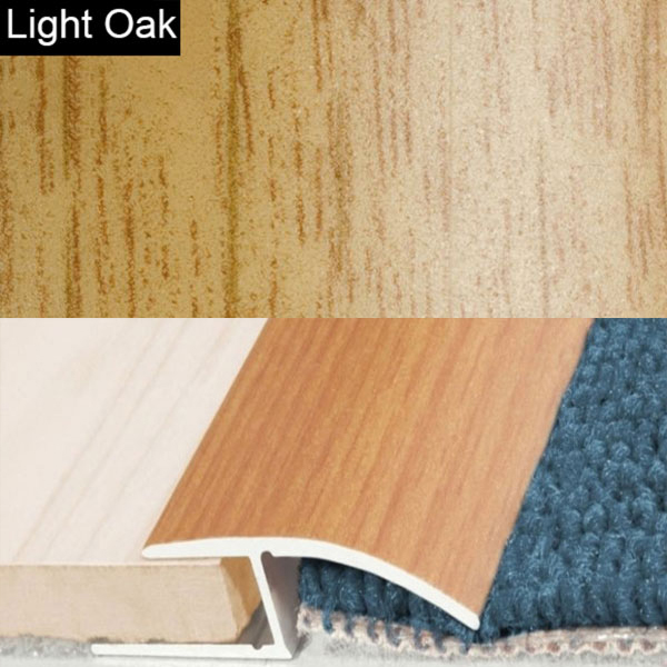 Aluminium Door Threshold Wood Effect Profile Strip