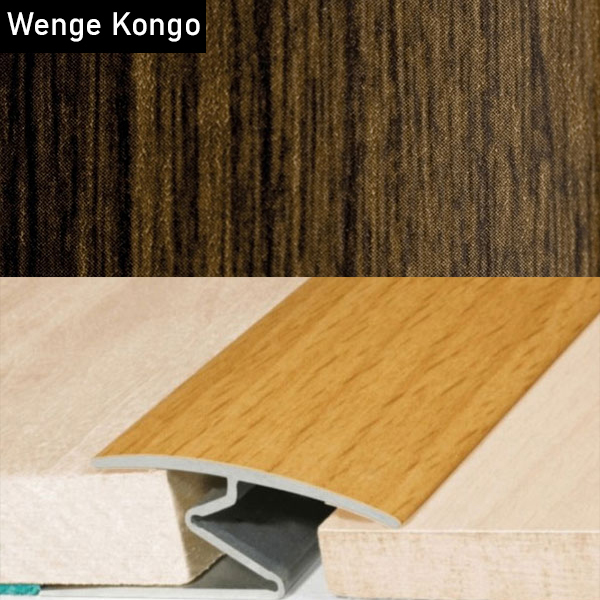 Aluminium Door Threshold Z Strip with Wood Effect for All Floor Types