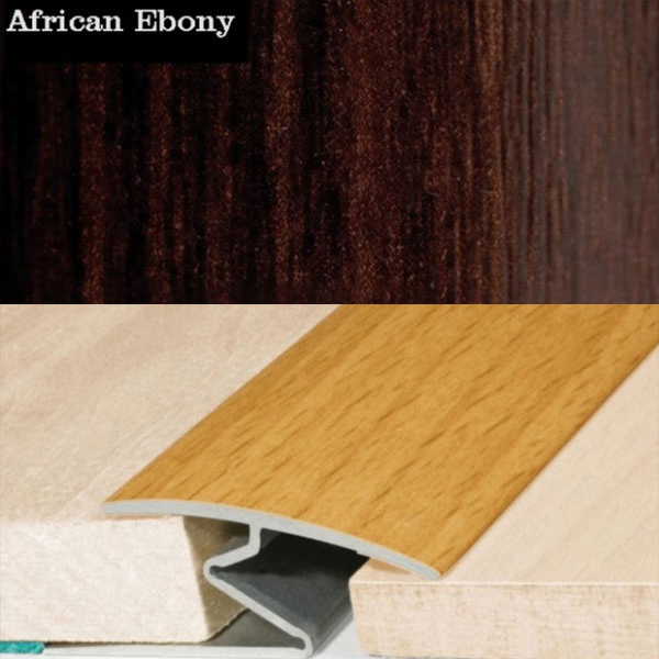 Aluminium Door Threshold Z Strip with Wood Effect for All Floor Types