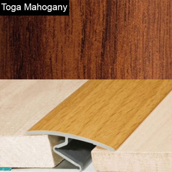 Aluminium Door Threshold Z Strip with Wood Effect for All Floor Types