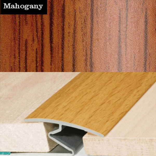 Aluminium Door Threshold Z Strip with Wood Effect for All Floor Types