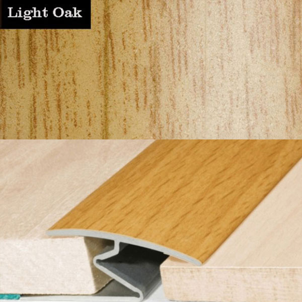 Aluminium Door Threshold Z Strip with Wood Effect for All Floor Types