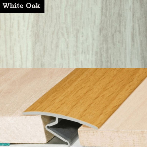 Aluminium Door Threshold Z Strip with Wood Effect for All Floor Types